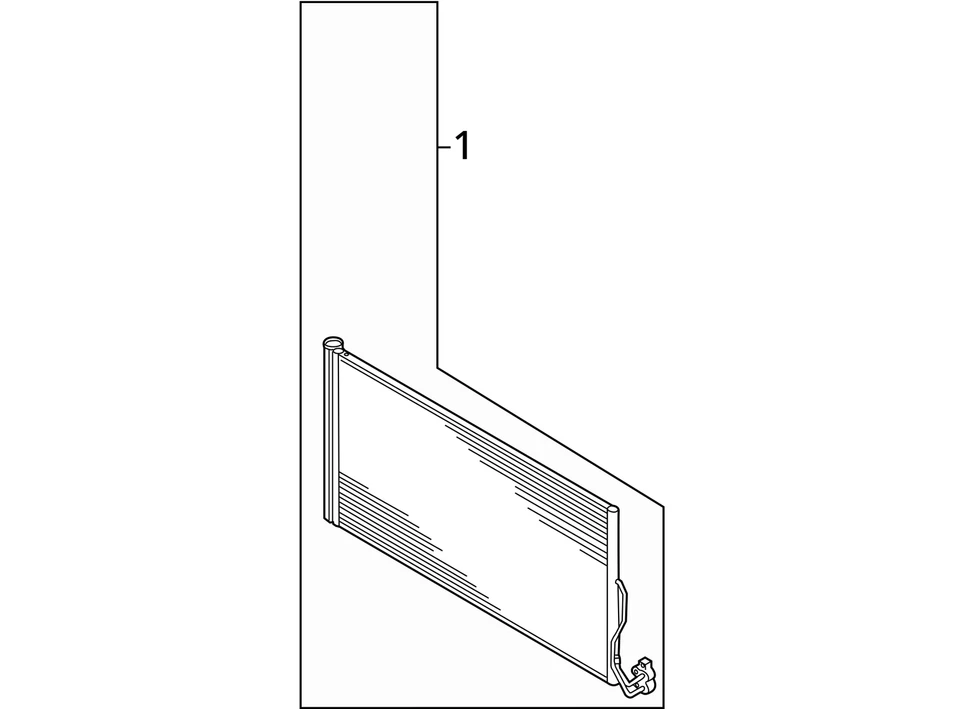 AC Condenser Fits 11-17 TOUAREG 5227135 - Image 4 of 4