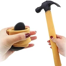 Rubber Fake Magic Hammer - Vanishing Trick Prop for Magicians, Prank Gag Toy