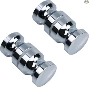 2PCS Double-Sided Shower Glass Door Knob, Bathroom Back-to-Back Style-1 - Picture 1 of 7