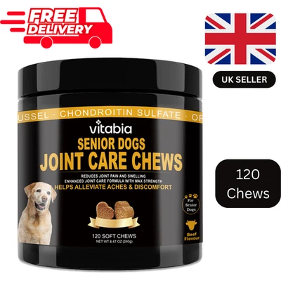 VITABIA Dog Joint Supplement for Stiff Older Dogs - Hip And Joint Supplement For Dogs