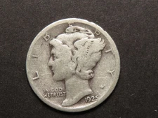 1925 S Mercury Dime G Good