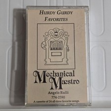 Angelo Rulli Hurdy Gurdy Favorites Mechanical Maestro Cassette 1990 NEW SEALED
