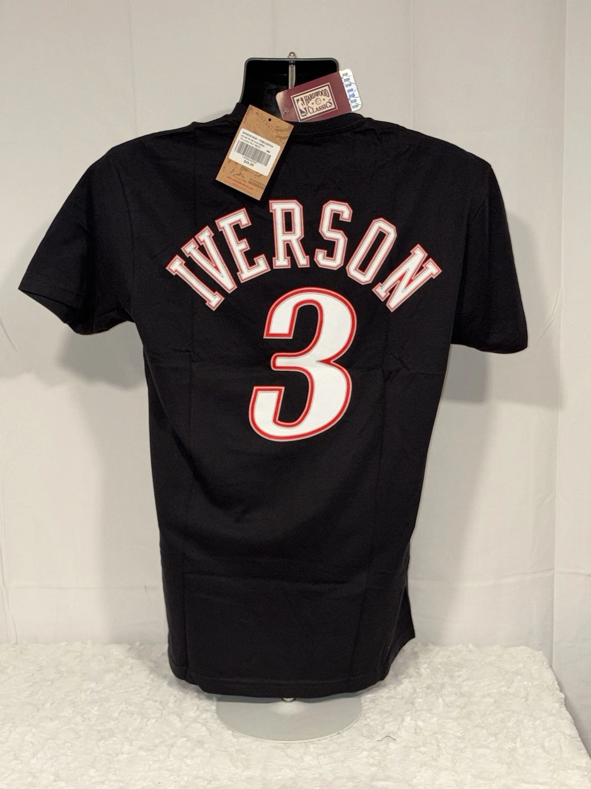 PHILADELPHIA 76ers SIXERS ALLEN IVERSON MITCHELL & NESS TEE SHIRT MENS MED NWT image 2