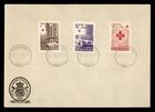 DR WHO 1951 FINLAND FDC RED CROSS SEMI POST COMBO R60009