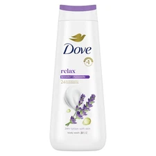 Dove Body Wash Relax Lavender Oil & Chamomile for 24hr Lotion-Soft Skin