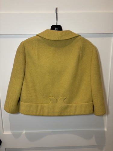 Vintage 1950’s -60’s Maurice Renter Original Wool Suit Mustard Yellow - Picture 4 of 16