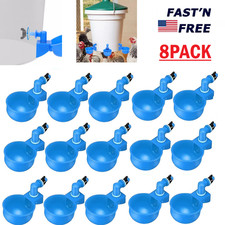 8Pcs Chicken Automatic Watering Cups Drinker Waterer for Duck Quail Hen Poultry