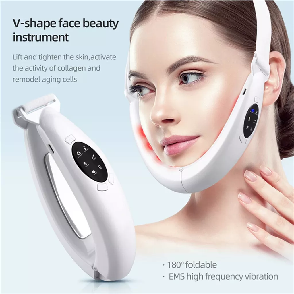 Facial Lifting Slimming V-Face Belt Machine LED Therapy Face