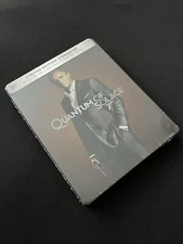 QuaNTuM of SoLaCe: 4K+blu ray+d/c Limited Ed. sTeeLBooK “OOP/MiNT” 💥BRaND NeW💥