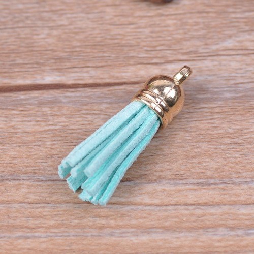 20pcs 4cm Tassel Faux Suede Trim Mixed Craft Applique Jewelry Making DIY Pendant - Picture 17 of 27