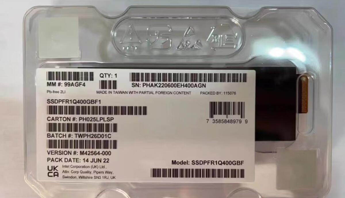 New Intel Optane P5801X 400GB SSD E1.S PCIe 4.0 X4 NVME PCIE New Intel Optane P5801X 400GB SSD E1.S PCIe 4.0 X4 NVME PCIE