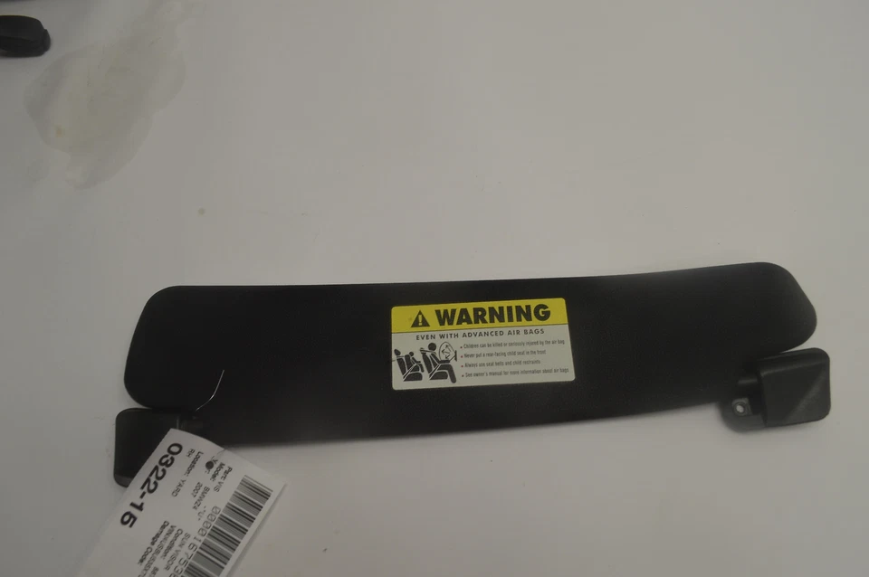 BMW Z4 E85 E86 2003-2008 LADO DERECHO PASAJERO PARASOL NEGRO OEM Foto 2 de 3