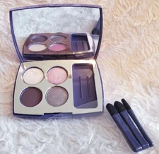 LANCOME Colour Focus Exceptional Wear EyeColour Quad DIAMOND SOIREE 0.18 oz Rare