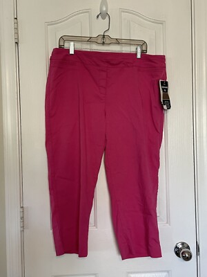 Zac and Rachel Women's Ankle Length Dress Pants Tickled Pink Size 16  Stretch