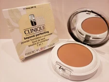 Clinique~Beyond Perfecting Powder Foundation+Concealer~#11 Honey~.51 oz~NIB
