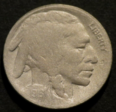 #ad 1916 S Buffalo Nickel Semi Key Date Horn Details Holo Restored Five 5c Coin B433 $3.45