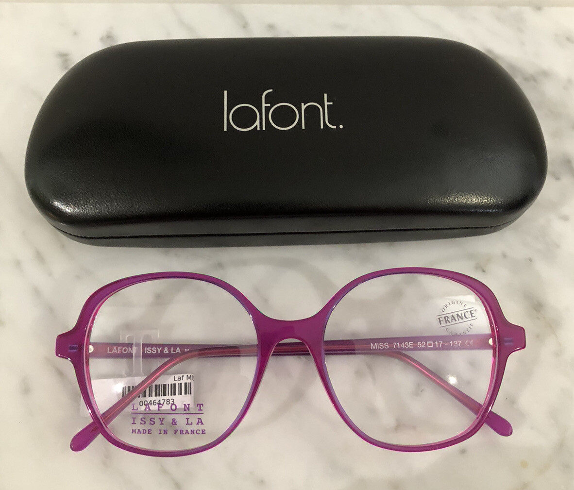 Monture de vue rose femme Lafont Issy & La lunettes de créateur rose