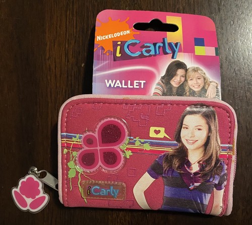 ~ NICKELODEON ~ iCARLY WALLET ~ PINK ~ NEW WITH TAGS ~