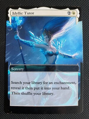 Idyllic Tutor - - Altered Art - - Commander - EDH -