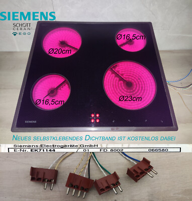 Siemens EKT7104 Kochfeld m. Schott Ceran  Glaskeramik.E-Nr. EK71144/01