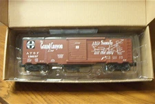 RMT/READY MADE TRAINS SGL. DOOR BOX CAR SANTA FE 'THE GRAND CANYON LINE' O GAUGE