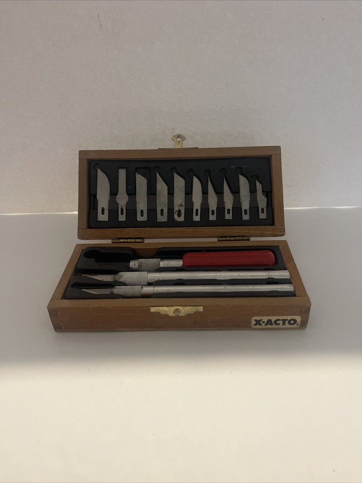 XActo Knife Set Cutting Trimming Hobby Knife Razor Blade Set With