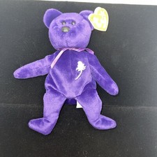 Ty Beanie Baby - PRINCESS Diana Bear 1997 RARE RETIRED - VINTAGE with Tags