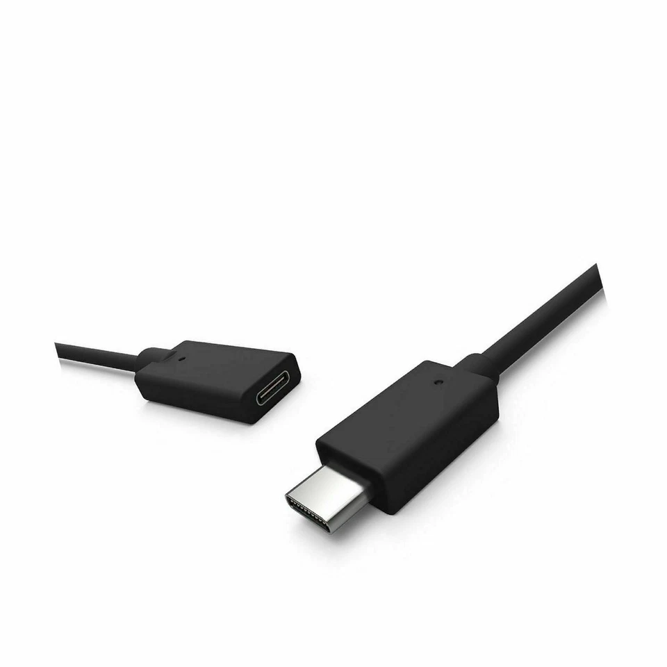 New 6.5 Feet Type C USB 3.1 Male to USB-C Female Extension Data Cable Cord Black - Image 4 of 4