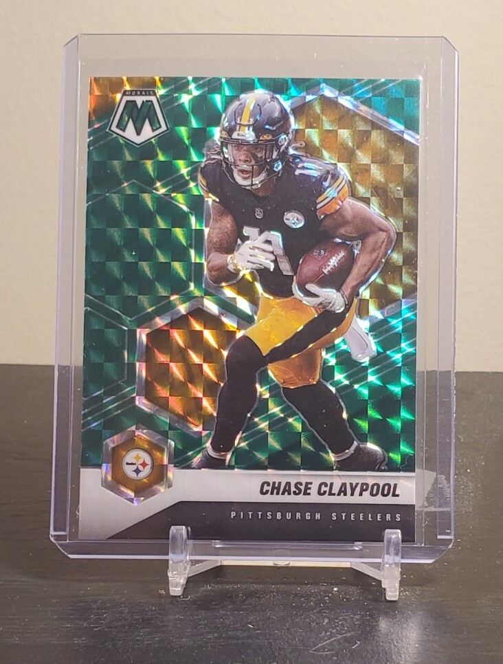 2021 Mosaic - CHASE CLAYPOOL - Green Mosaic Prizm - Steelers #169