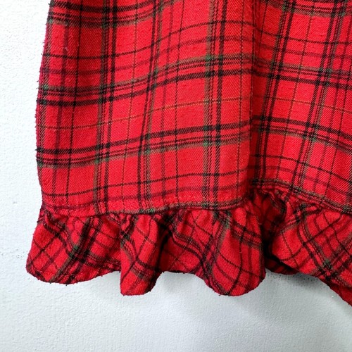 Disney Store Minnie Mouse Red Plaid Nightgown Sleep Dress Embroidered Girl's S - Picture 12 of 12