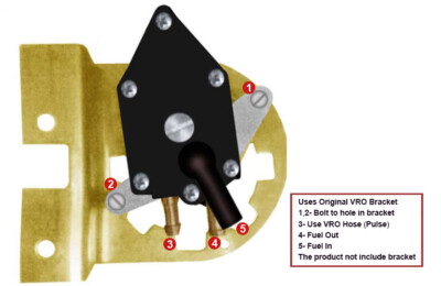 #ad Johnson Evinrude Fuel Pump Replacement Kit 3 CYL 60 70 All VRO Quipped Models $32.50
