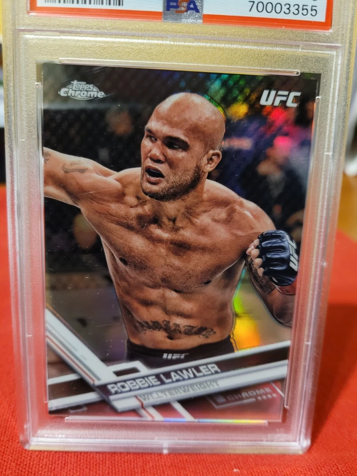 UFC Chrome Topps Refractor Robbie Lawler #16 Ruthless Iowa - Image 3 of 4
