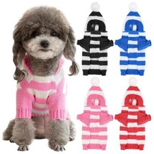 Puppy Pet Dog Cat Warm Knitted Vest Clothes T Shirt Sweater Winter Coat Apparel
