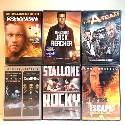 7 TOUGH GUY MOVIES (DVD) Action Adventure Crime Drama Thriller - NEW