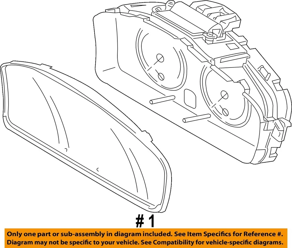 Medidor de velocímetro usado se adapta a: Volvo Serie 70 2011 clúster solo C70 MPH ID 360009 Foto 4 de 4
