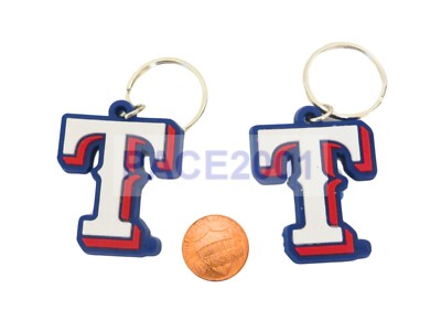 Texas Rangers Pvc Pair of MLB Texas Rangers PVC Keyrings | eBay