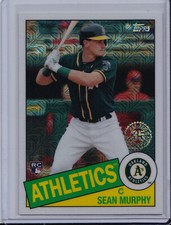Sean Murphy 2020 Topps Series 1 Mojo Refractor Rookie Card 1985 Chrome Silver