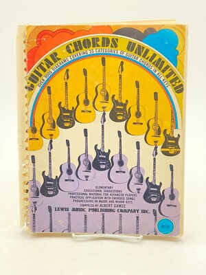 Guitar Chords Unlimited 1972 Original Albert Gamse Music Book