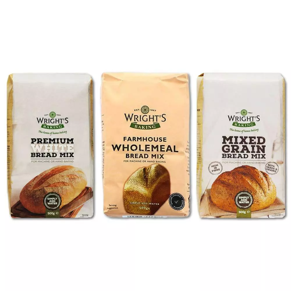 Wrights bread deals mix