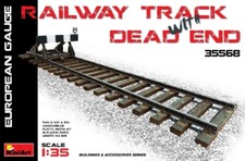 Railway Track W/ Dead End European Gauge Diorama Accessories 1:35 Model Kit