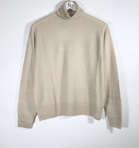 ZARA WOMAN BONE HIGH NECK SEAMLESS WOOL 