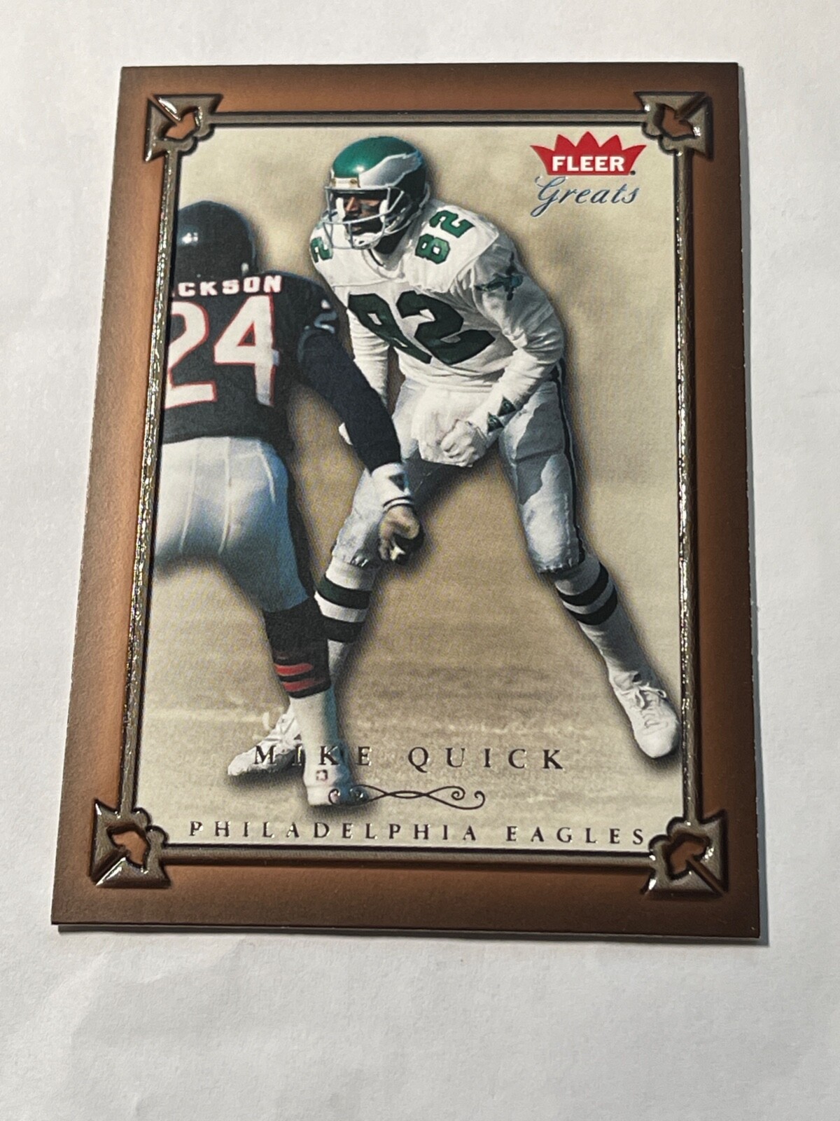 2004 Fleer Greats of the Game Mike Quick #50