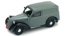 MODÈLE DE VOITURE STATIQUE FIAT 1100E FOURGON 1947-48 GRIS/NOIR ÉCHELLE 1:43