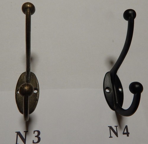Coat Rack with Shelf Farrow & Ball paint Chrome hooks - Picture 6 of 7