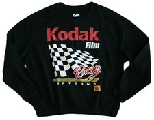 Kodak Film Racing Men's Black Crewneck Sweatshirt Size 2XL NWT