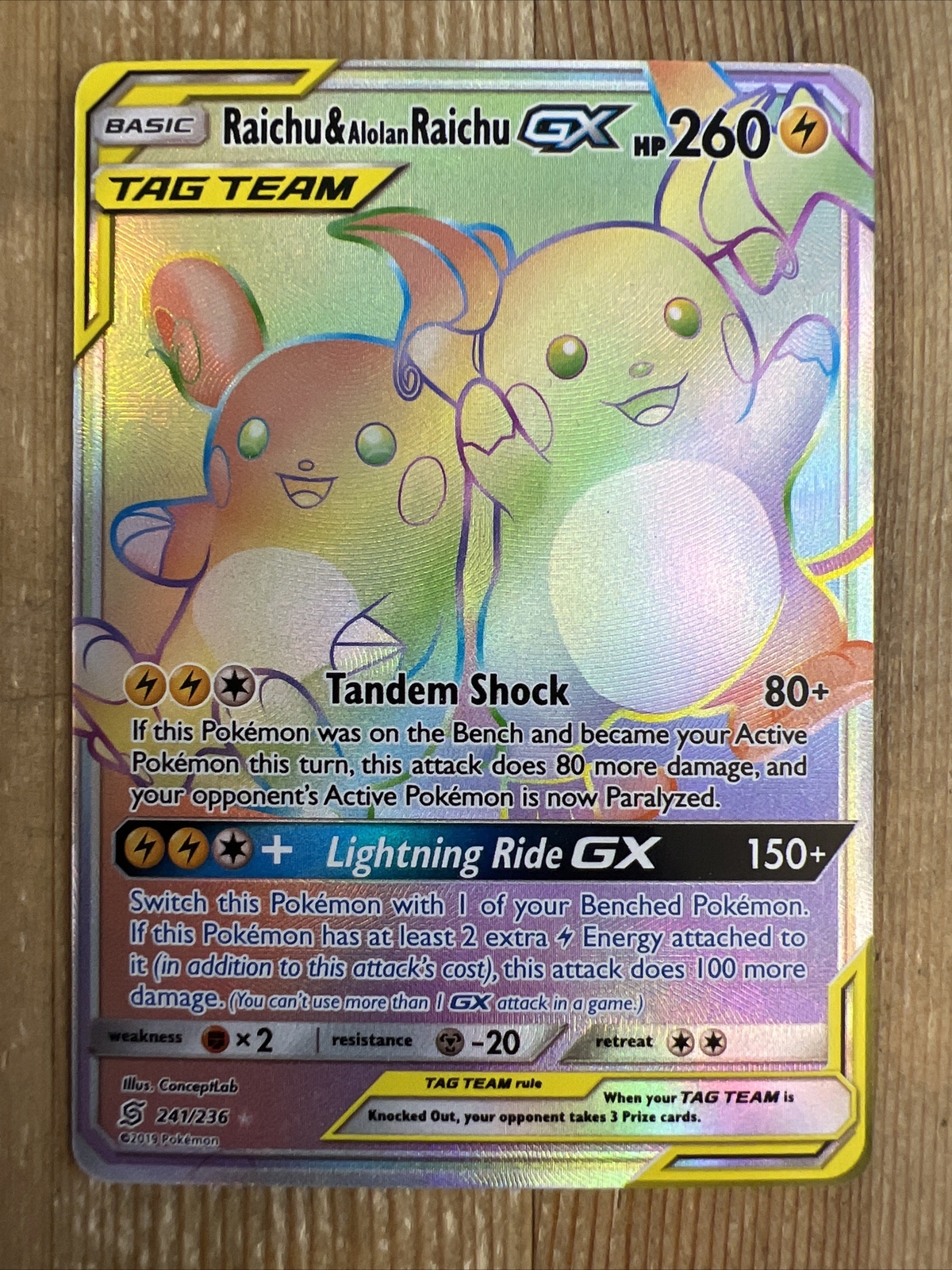 Raichu & Alolan Raichu GX