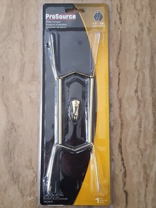 PROSOURCE PLATE HANGER - POLISHED BRASS FINISH - SIZE 11 INCHES TO 18 INCHES