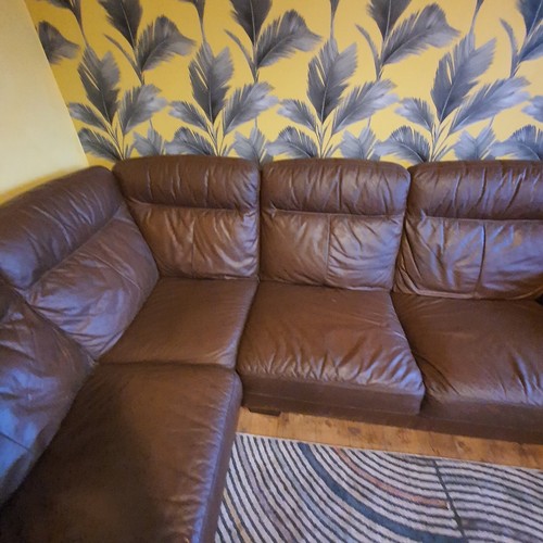 Leather Corner Sofa eBay