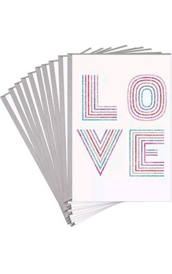 Hallmark Pack of Valentines Day Cards, Glitter Love (10 Valentine's Day Cards...