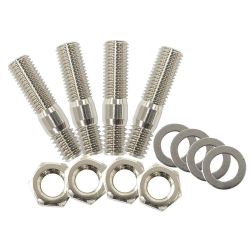 Aeroflow AF55-1008 Silver Carburetor Stud Kit 5/16″ Thread x 1-3/8″ Long - Picture 5 of 7